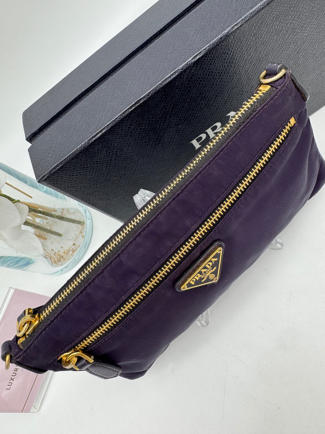 PRADA NYLON & SAFFIANO SLING