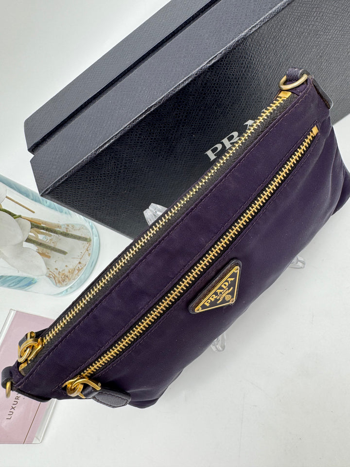 PRADA NYLON & SAFFIANO SLING