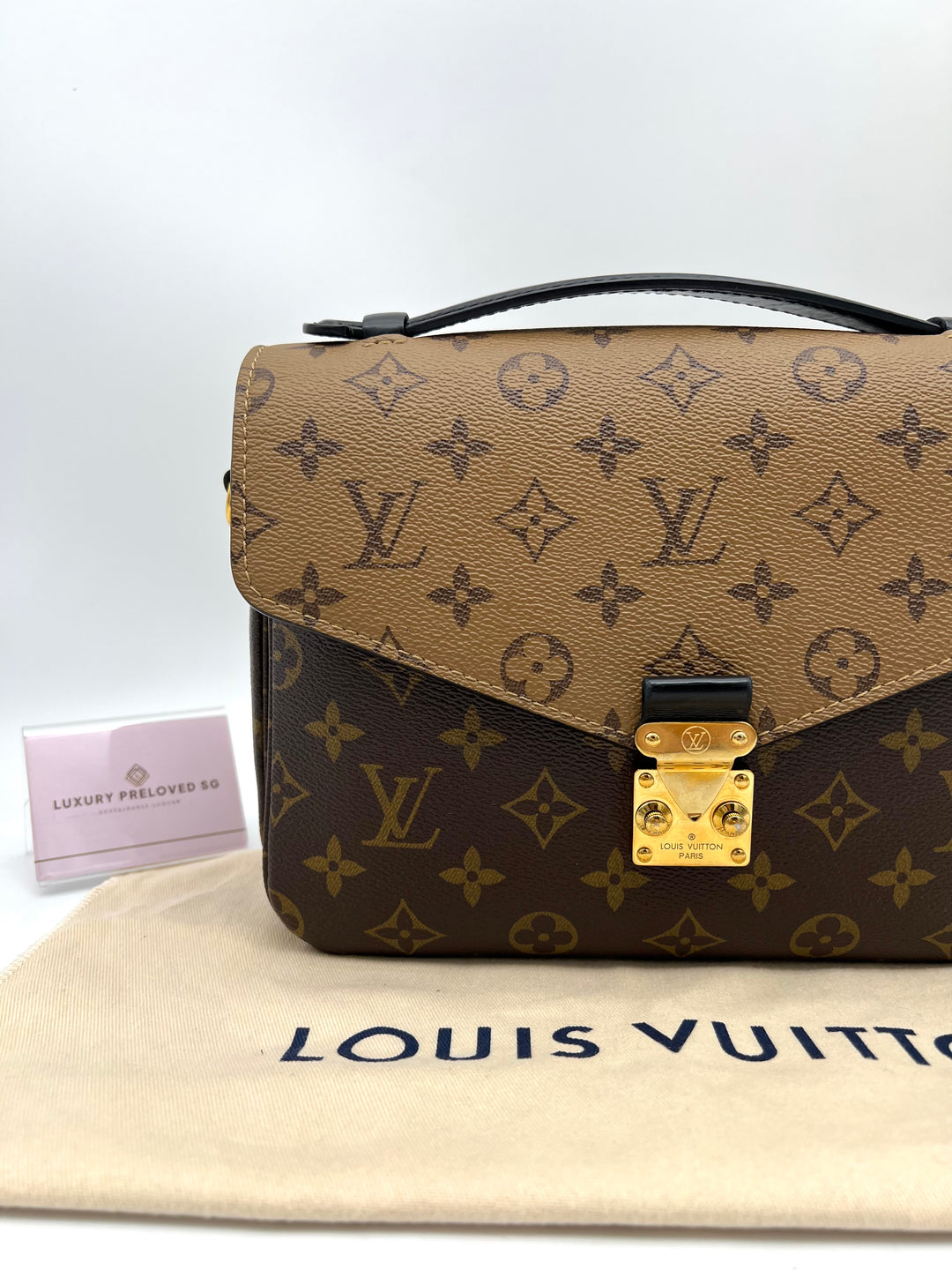 LOUIS VUITTON POCHETTE METIS MONOGRAM REVERSED