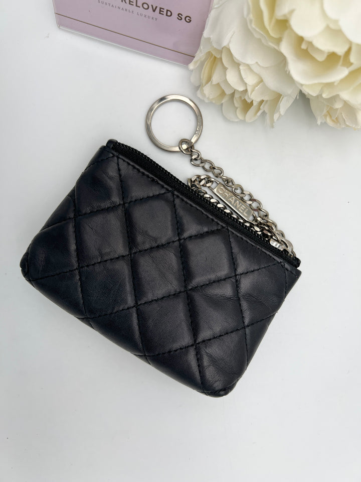 CHANEL CAMBON KEY/COIN POUCH