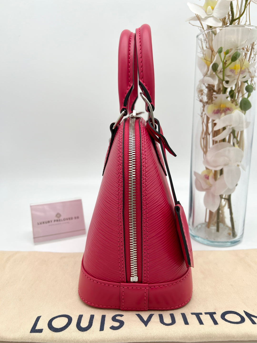 LOUIS VUITTON ALMA BB FUCHSIA EPI