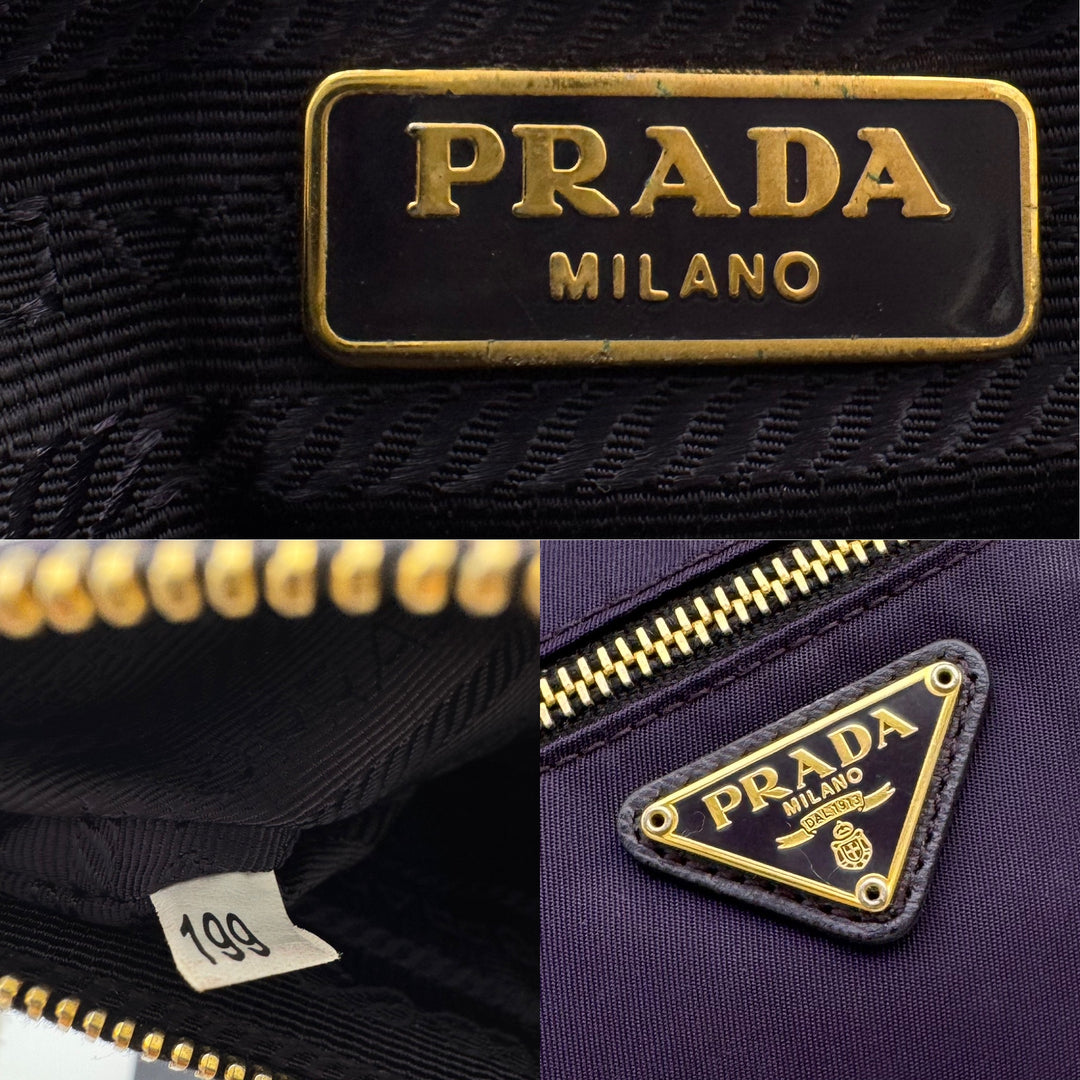 PRADA NYLON & SAFFIANO SLING