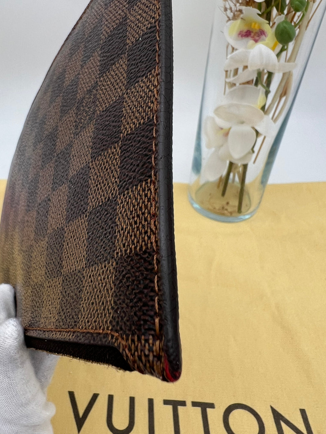 LOUIS VUITTON NEVERFULL GM DAMIER W/ POUCH