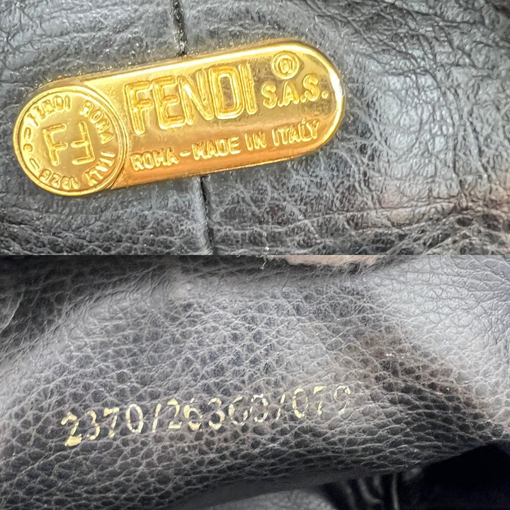 FENDI ZUCCA CANVAS SMAL HANDBAG