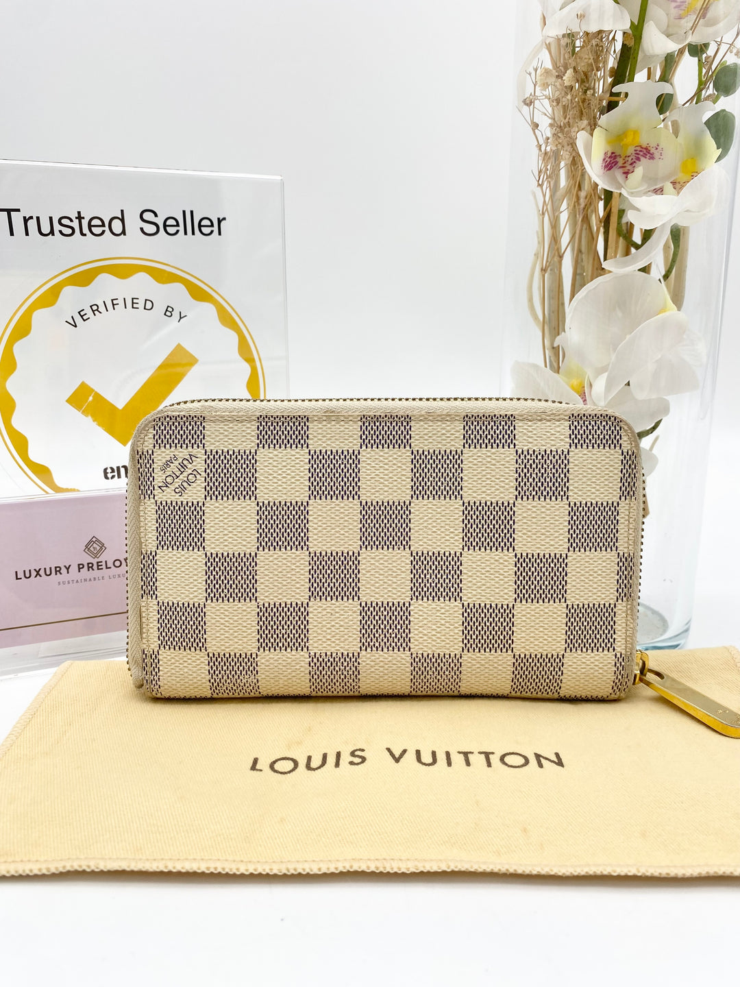 LOUIS VUITTON AZUR ZIP WALLET