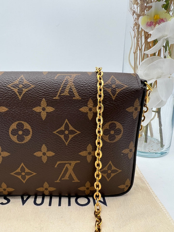 LOUIS VUITTON FELICIE DAMIER EBENE