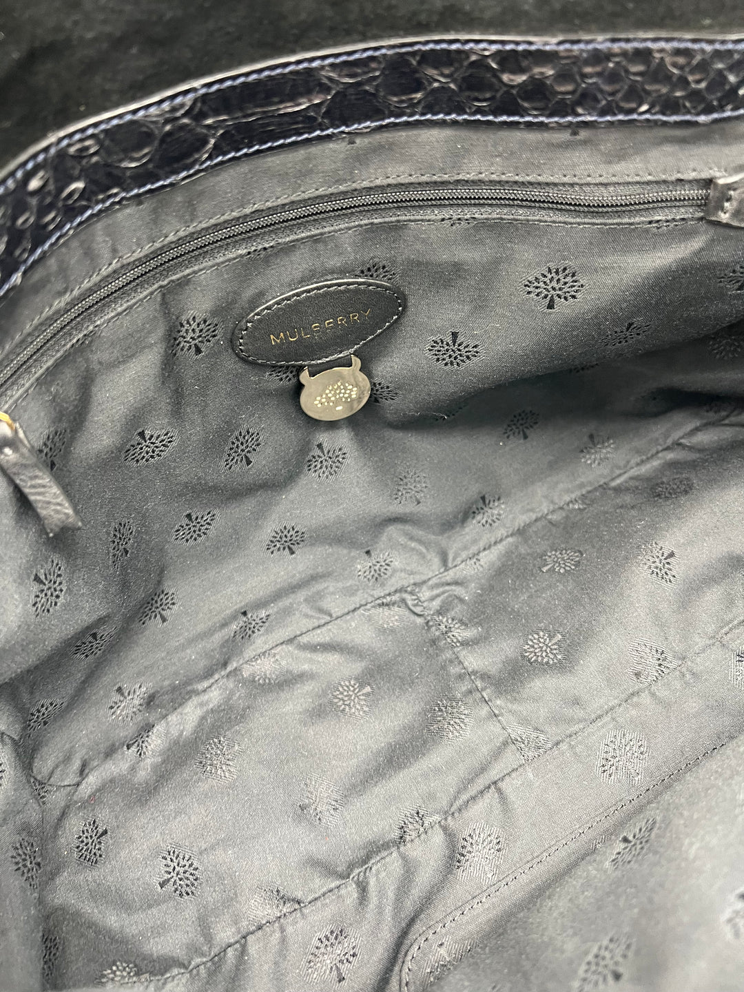 MULBERRY LILY PHYTHON CHAIN SHOULDER BAG