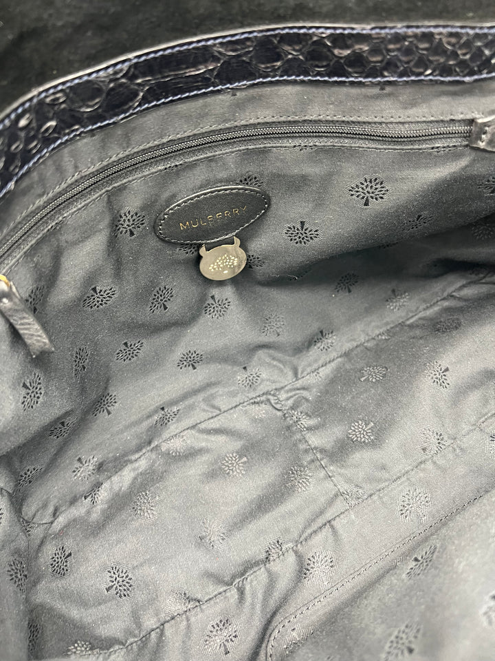 MULBERRY LILY PHYTHON CHAIN SHOULDER BAG