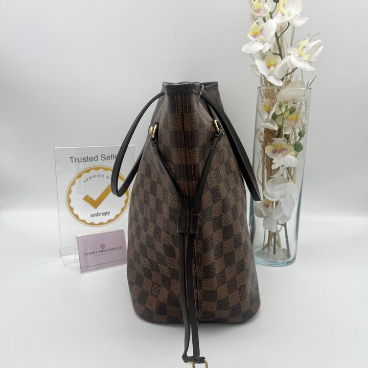 LOUIS VUITTON NEVERFULL MM DAMIER EBENE