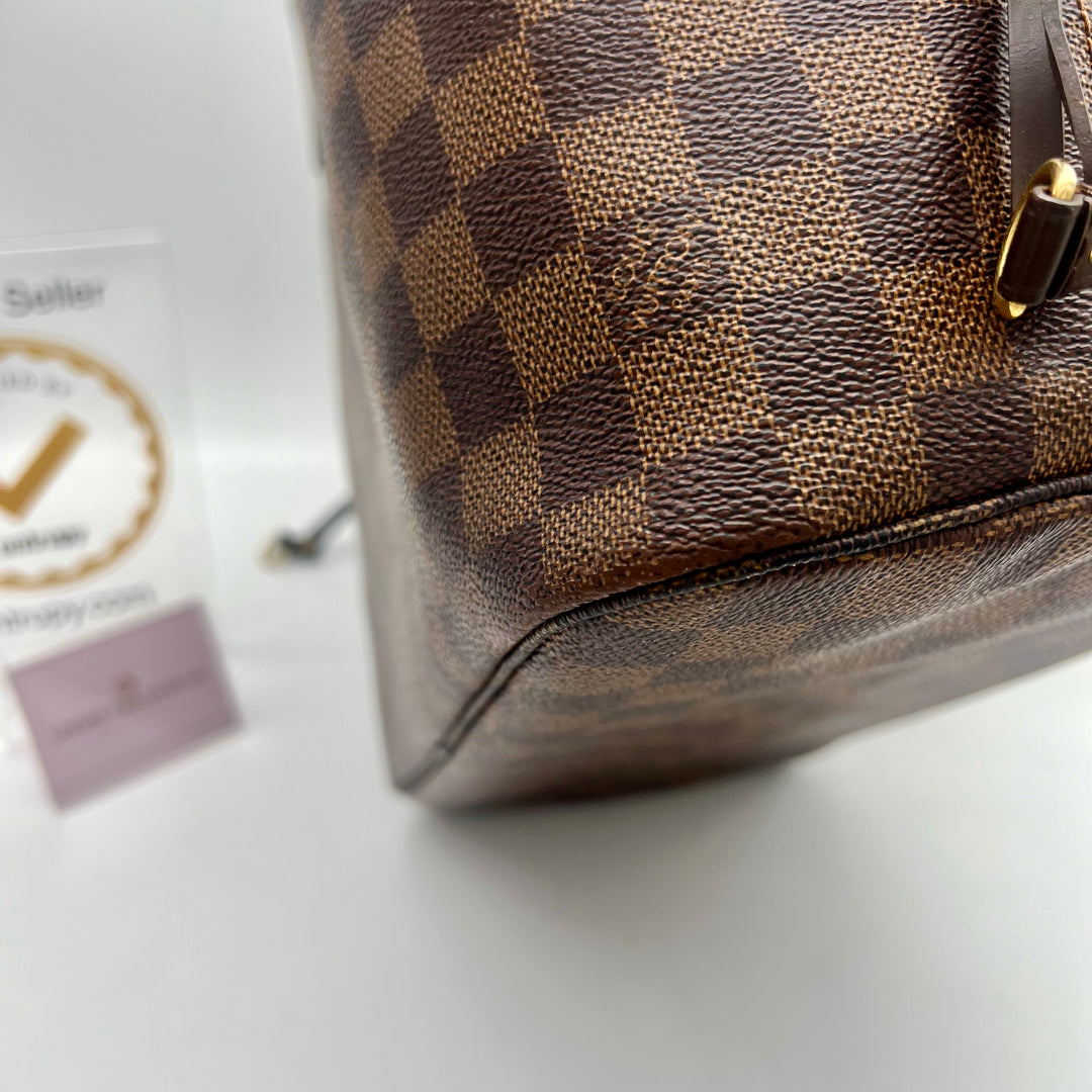 LOUIS VUITTON NEVERFULL MM DAMIER EBENE