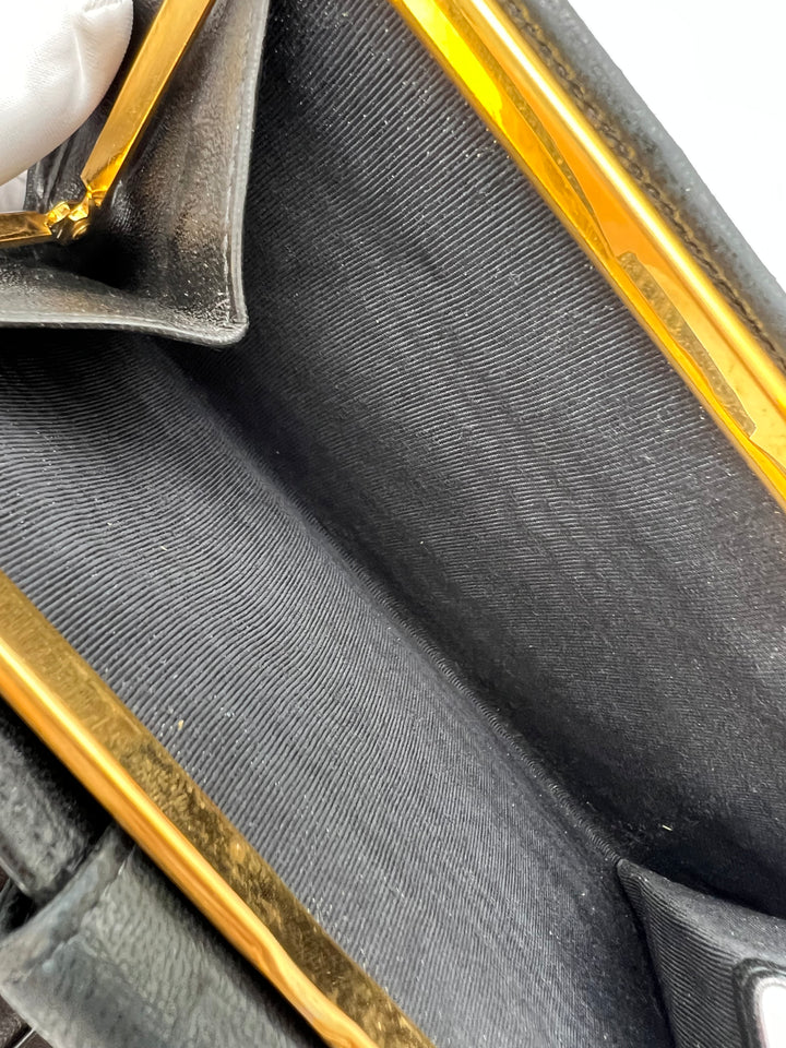CHANEL VINTAGE QUILTED LAMBSKIN WALLET