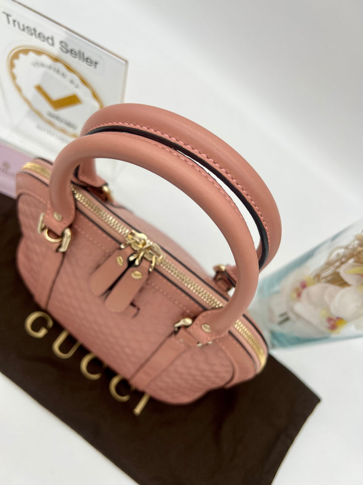 GUCCI MICROGUCCIMA MINI DOME 2 WAY BAG