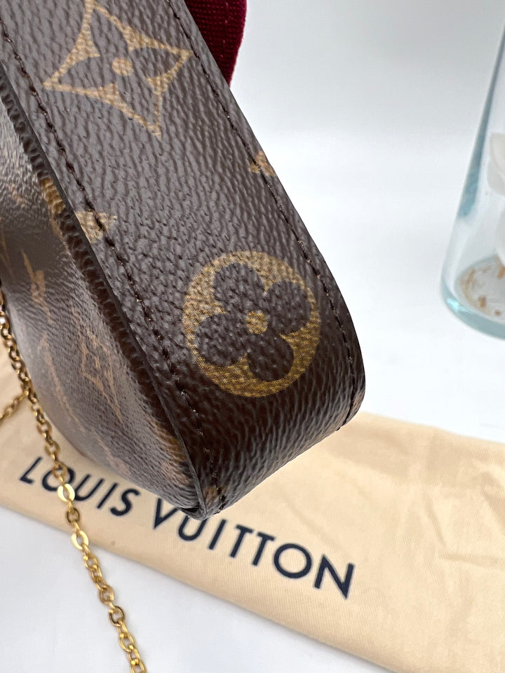 LOUIS VUITTON FELICIE MONOGRAM( RFID )