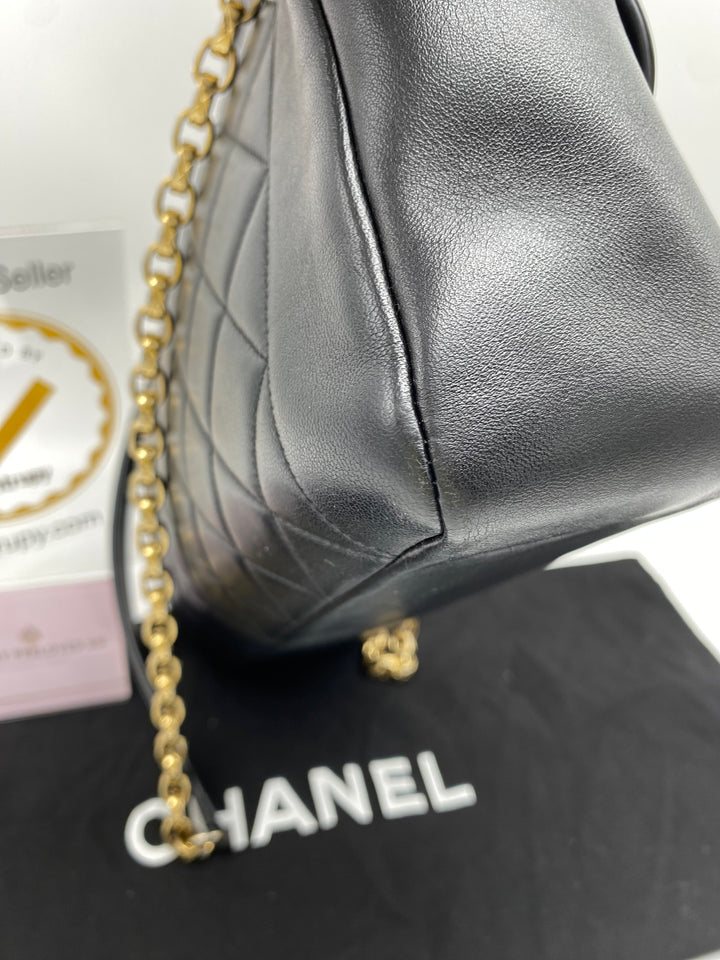 CHANEL LAMBSKIN CHICK WITH ME FLAP BIJOUX CHAIN