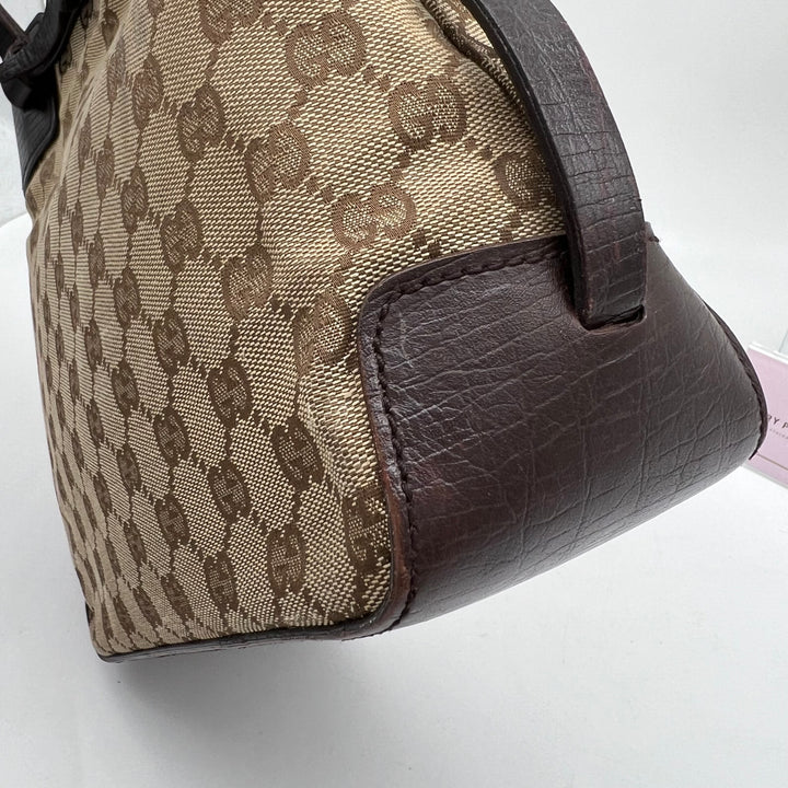 GUCCI VINTAGE GG CANVAS TOTE