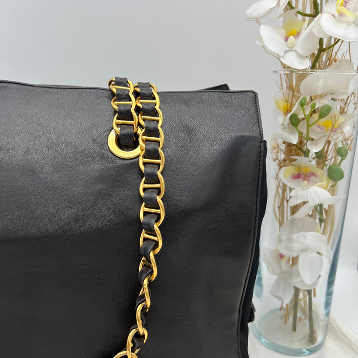 PRADA QUILTED LEATHER CHAIN BAG