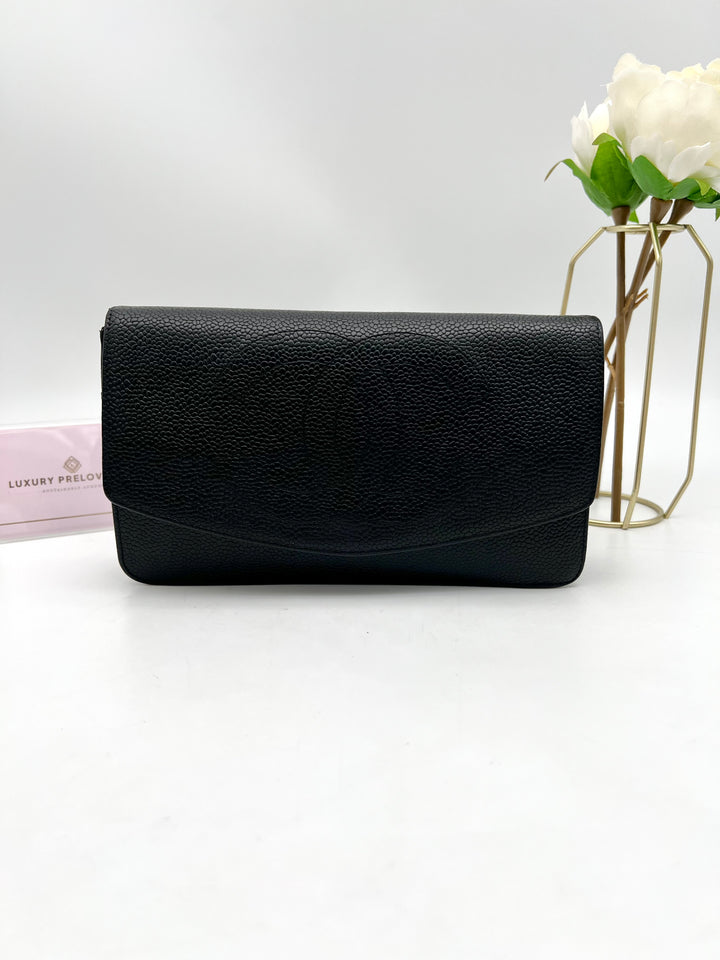 CHANEL CAVIAR TIMELESS CLUTCH