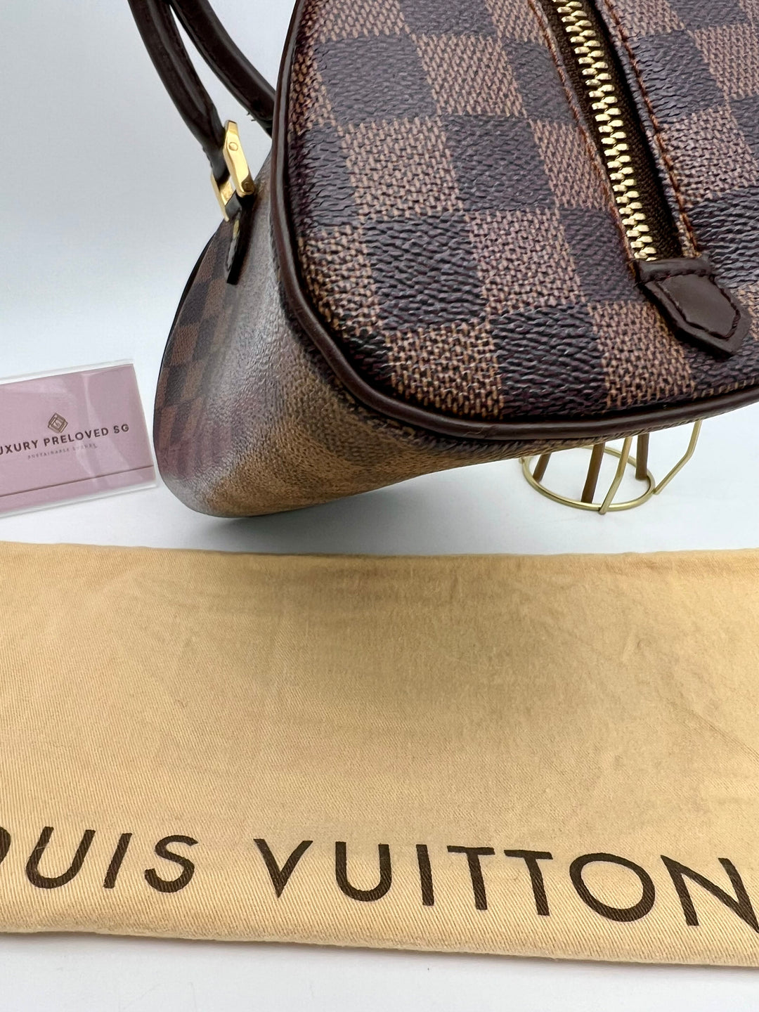 LOUIS VUITTON MINI RIBERA DAMIER EBENE