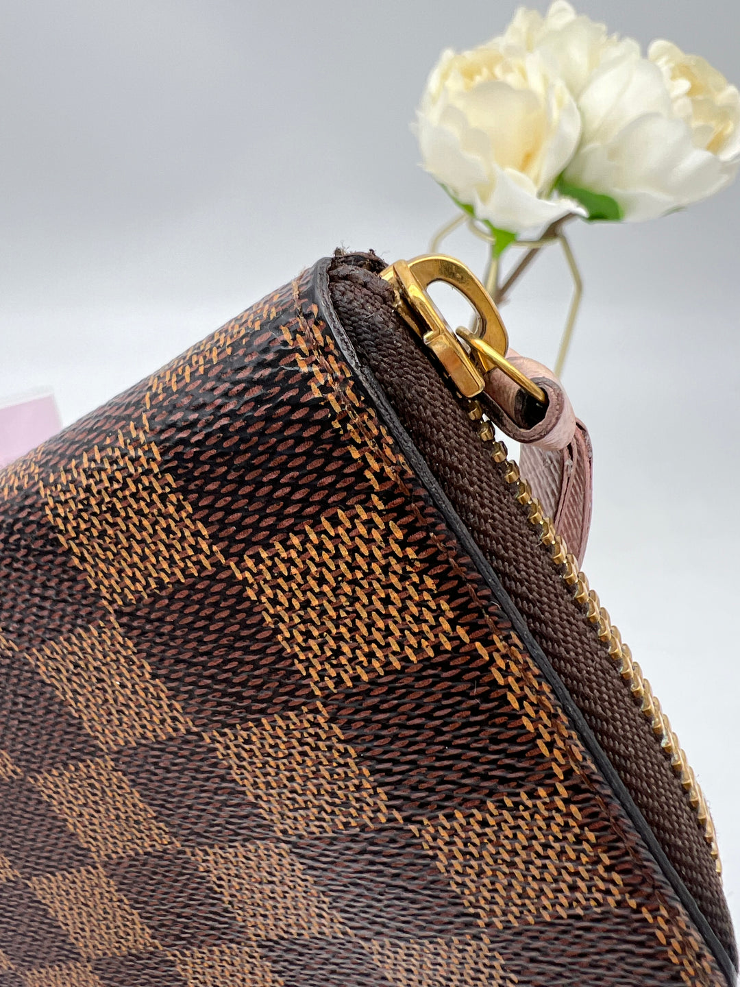 LOUIS VUITTON DAMIER CLEMENCE LONG ZIP WALLET