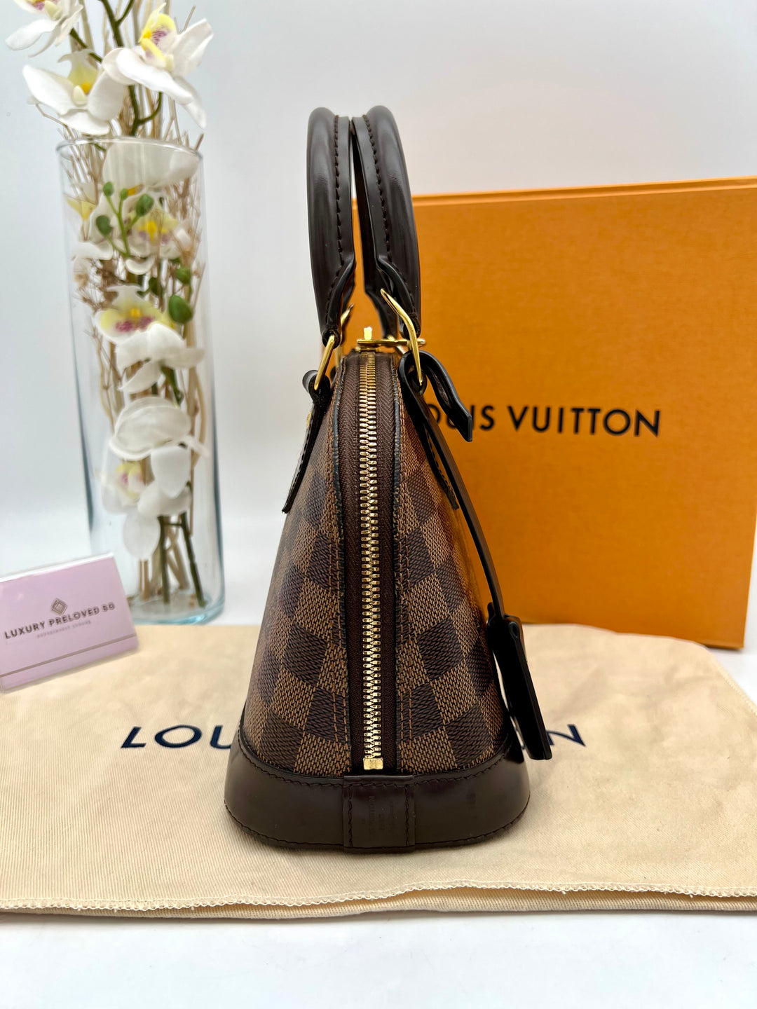 LOUIS VUITTON ALMA BB DAMIER EBENE