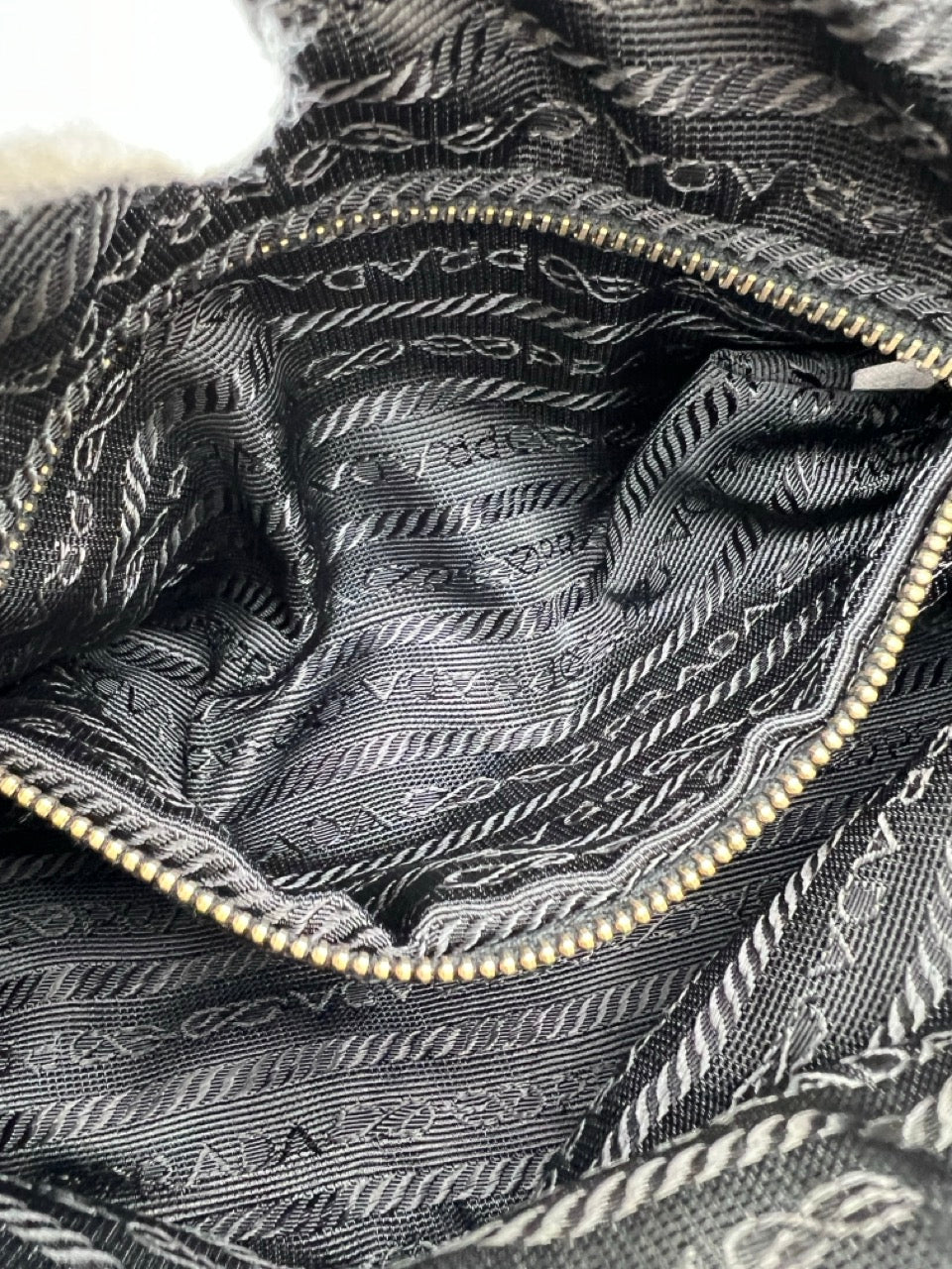 PRADA QUILTED NYLON SHOULDER BAG