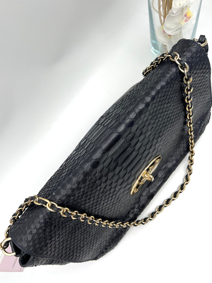MULBERRY LILY PHYTHON CHAIN SHOULDER BAG