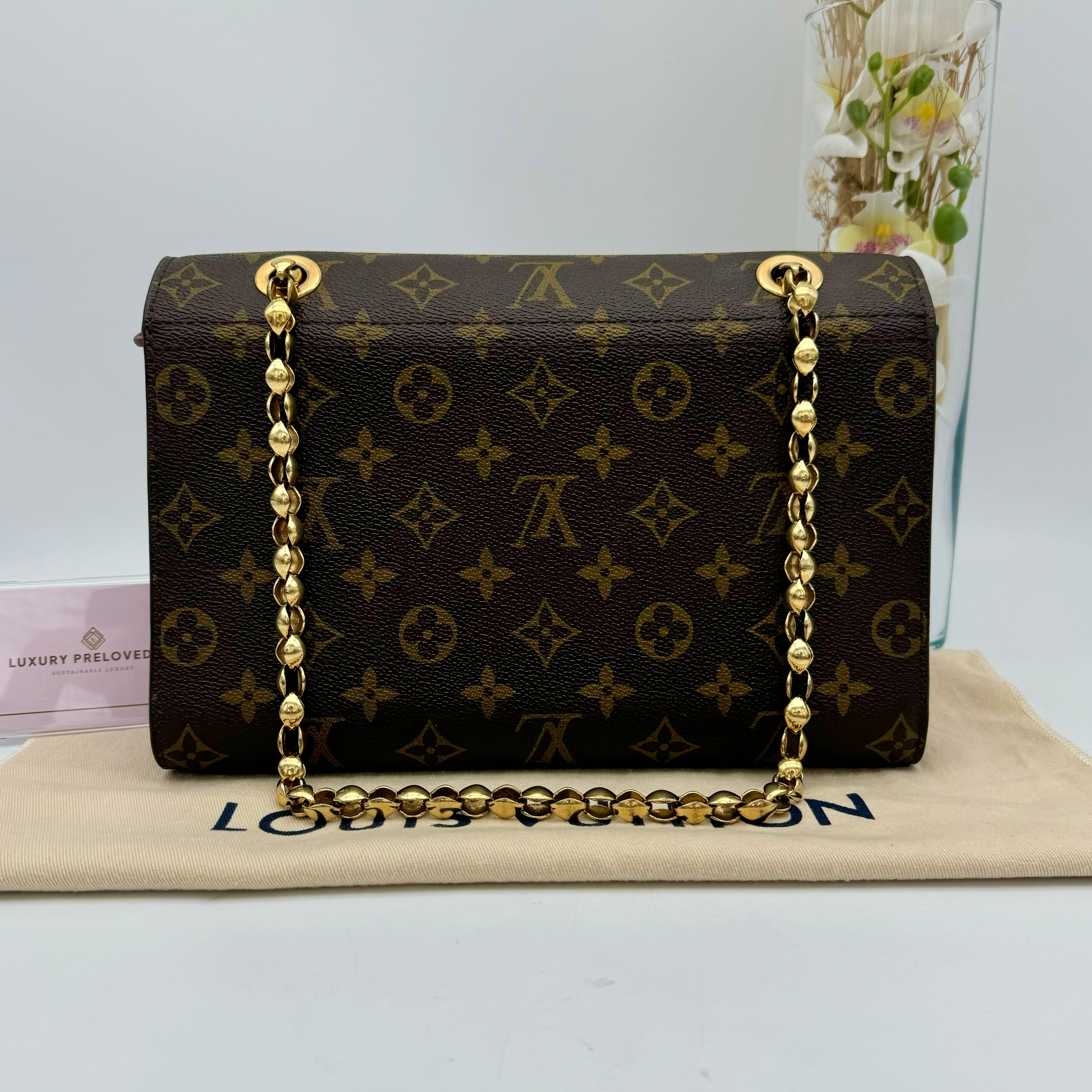 LOUIS VUITTON VICTOIRE RAISIN – Luxury Preloved SG