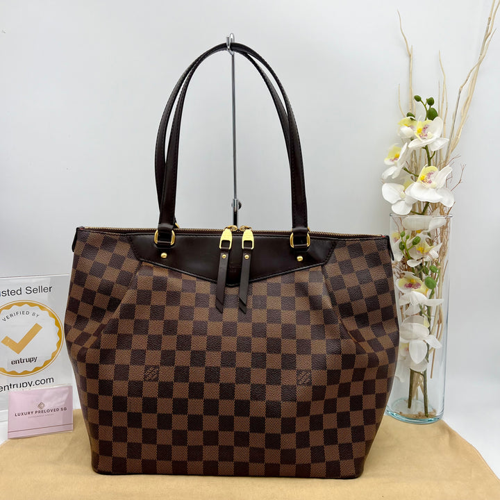 LOUIS VUITTON WESTMINSTER MM DAMIER EBENE