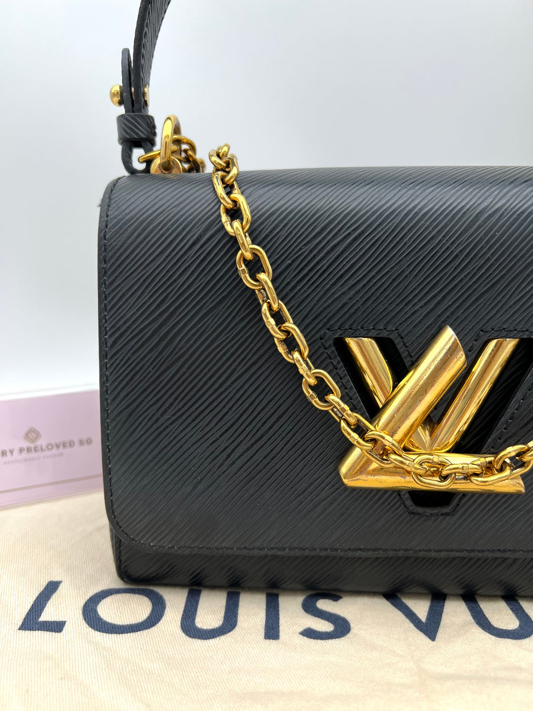 LOUIS VUITTON TWIST BLACK EPI GHW