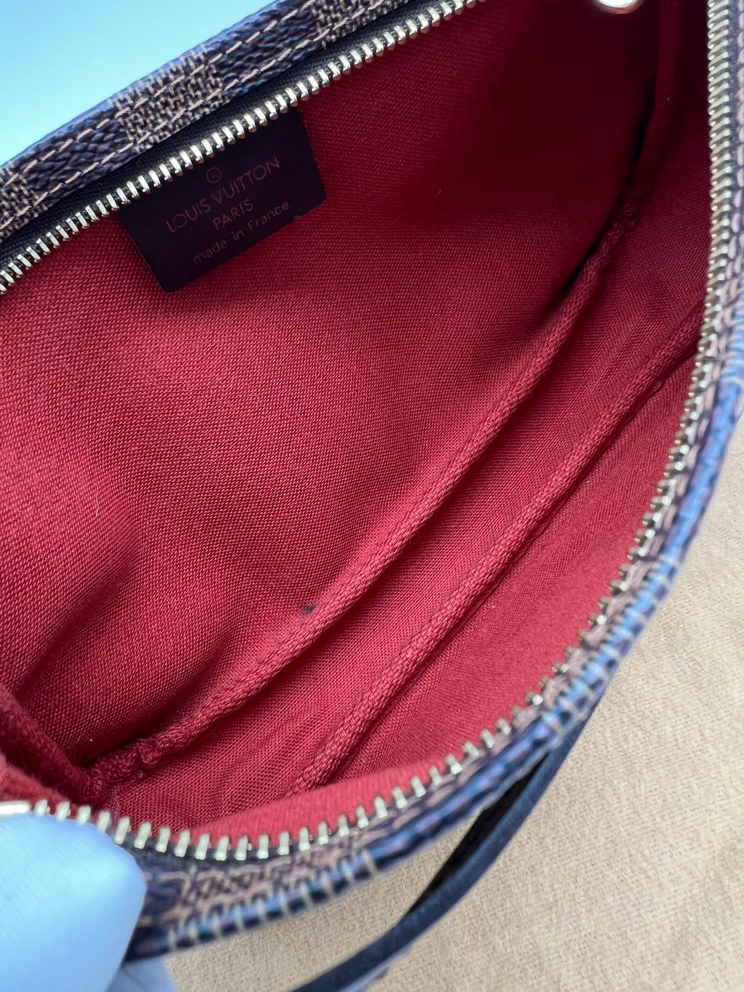 LOUIS VUITTON POCHETTE ACCESSORIES NAVONA DAMIER