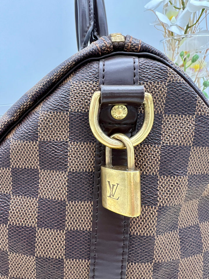 LOUIS VUITTON BANDOULIERE 35 DAMIER EBENE