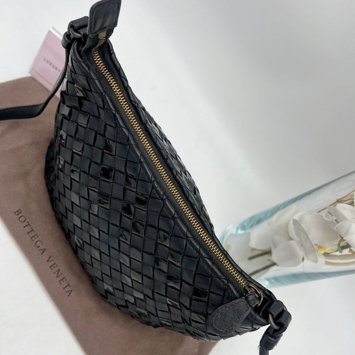 BOTTEGA BLACK SLING BAG