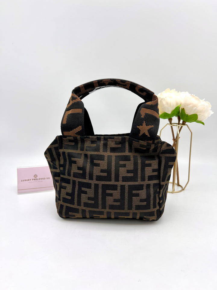 FENDI CANVAS SMAL HANDBAG
