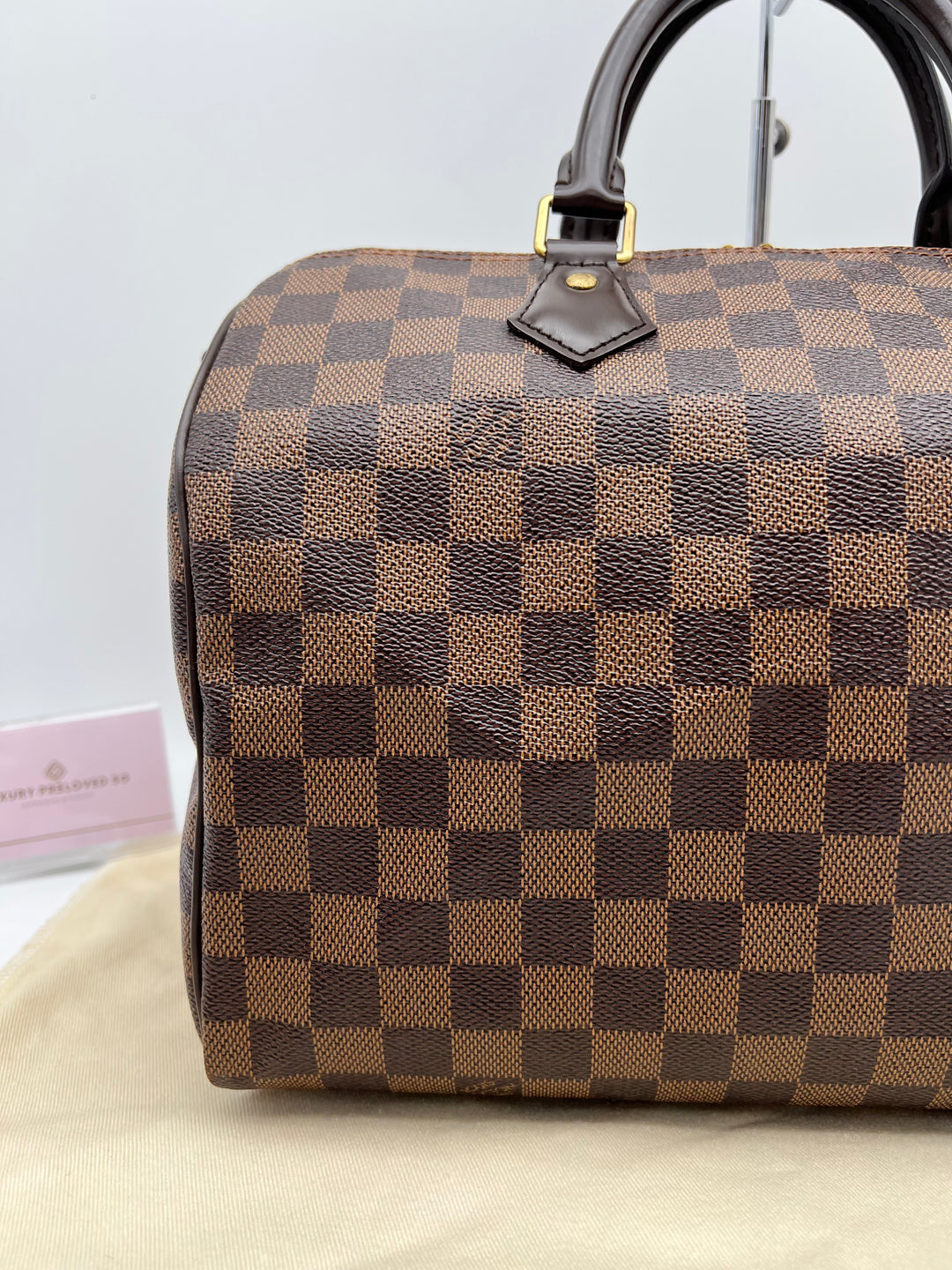 LOUIS VUITTON BANDOULIERE 30 DAMIER EBENE