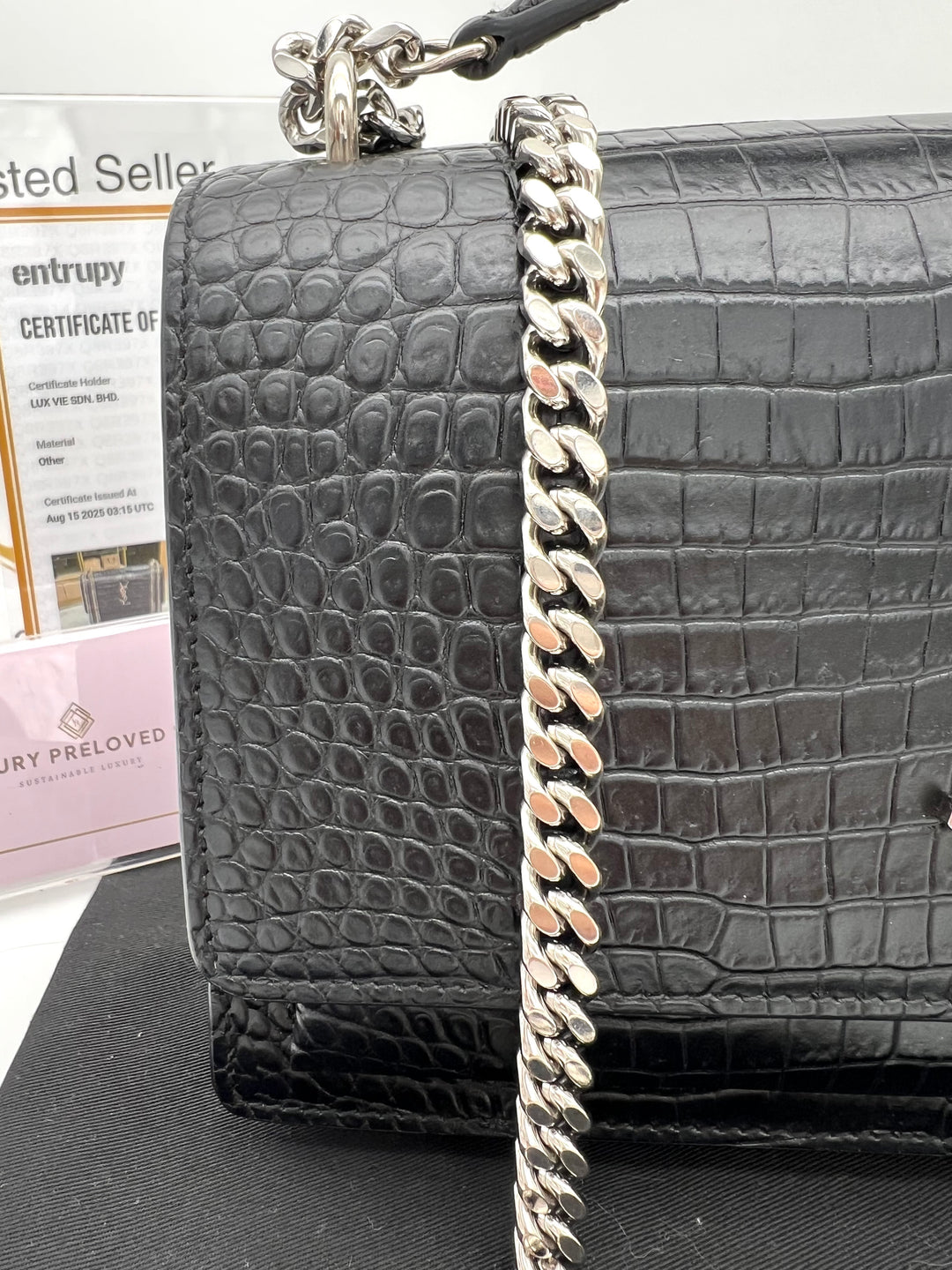 YVES SAINT LAURENT SUNSET CHAIN SHOULDER BAG