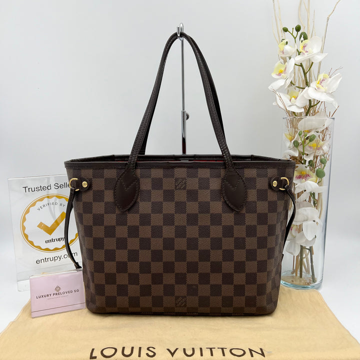 LOUIS VUITTON NEVERFULL PM DAMIER EBENE