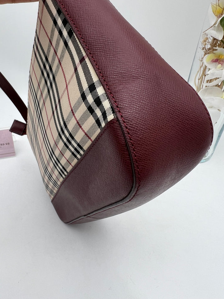 BURBERRY LONDON SHOULDER BAG PVC