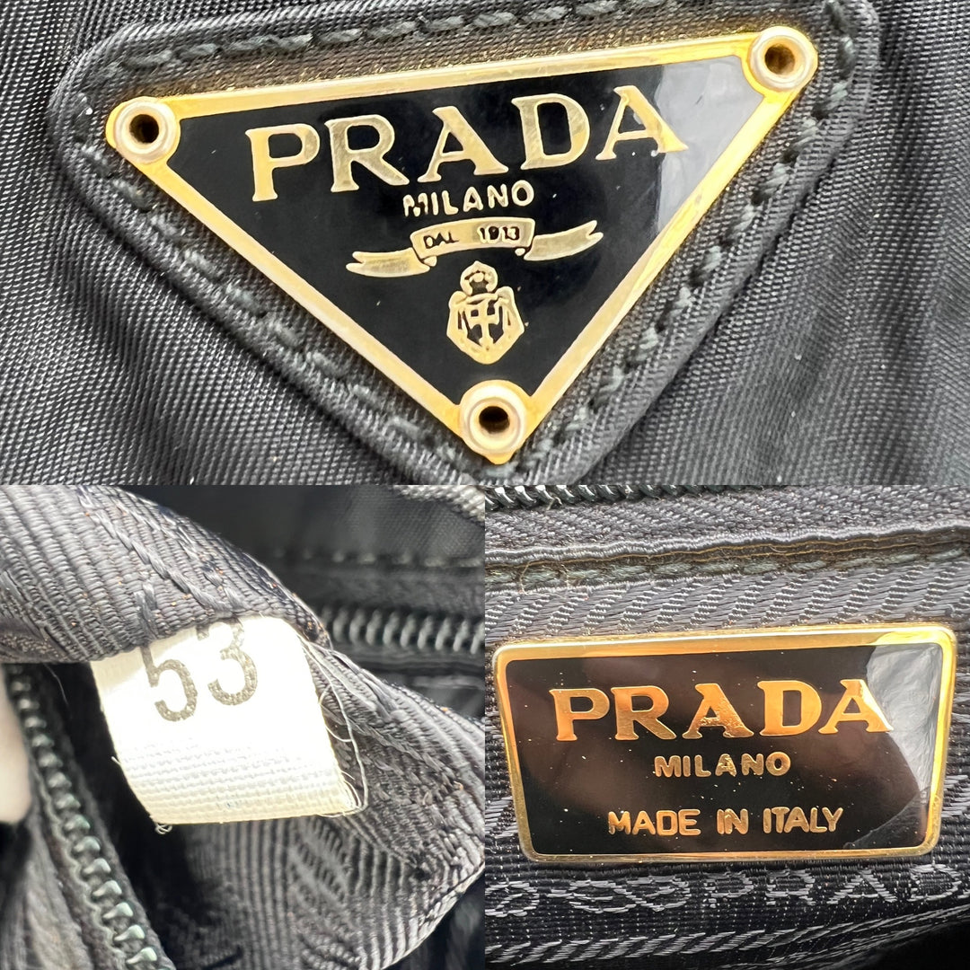 PRADA NYLON CHAIN BACKPACK