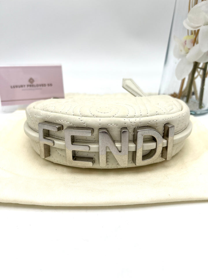 FENDI EMRBOIDERY FENDIGRAPHY HANDBAG