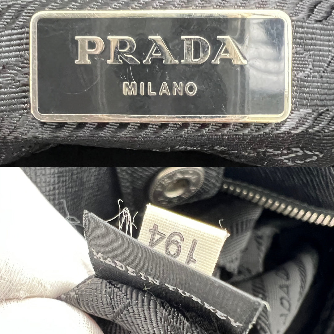 PRADA NYLON QUILTED CHAIN 2 WAY BAG