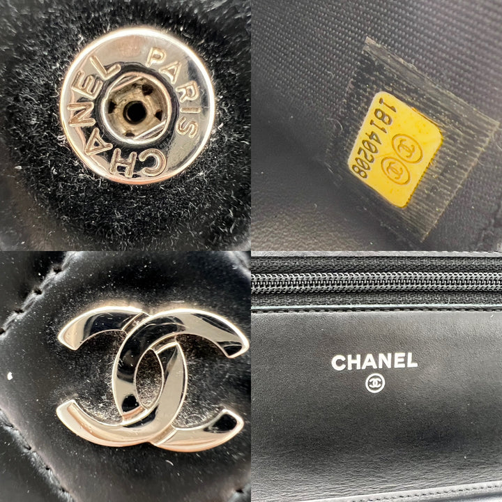 CHANEL WALLET ON CHAIN PATENT