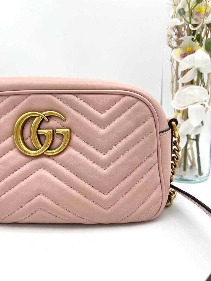 GUCCI MARMONT CAMERA QUILTED SMALL