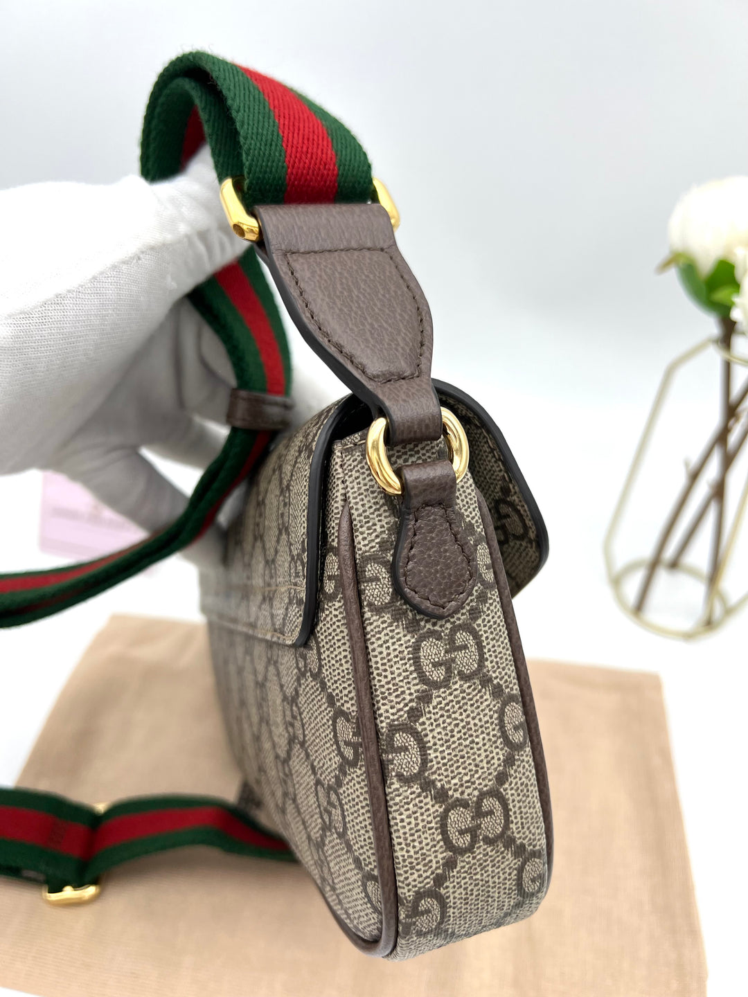 GUCCI OPHIDIA GG CROSSBODY