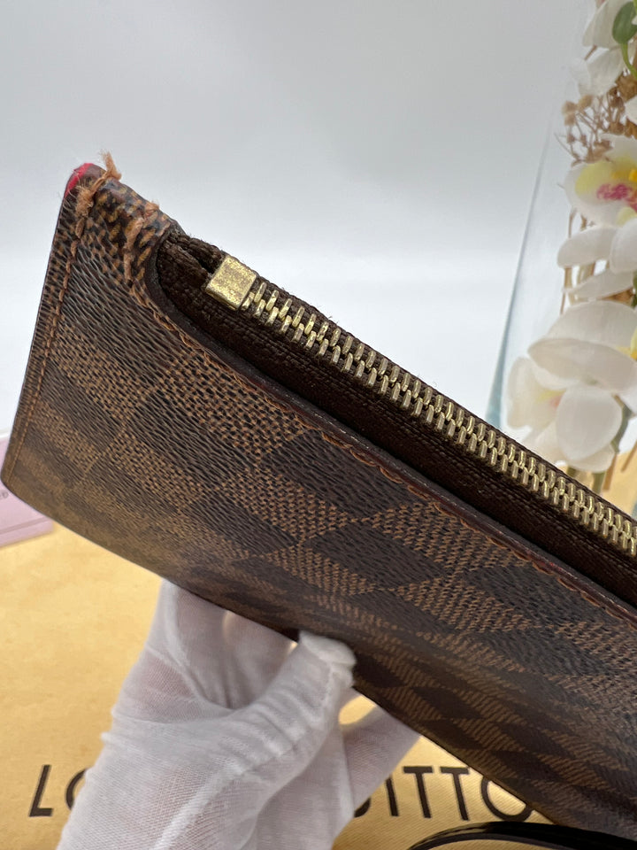 LOUIS VUITTON NEVERFULL MM DAMIER W/ POUCH