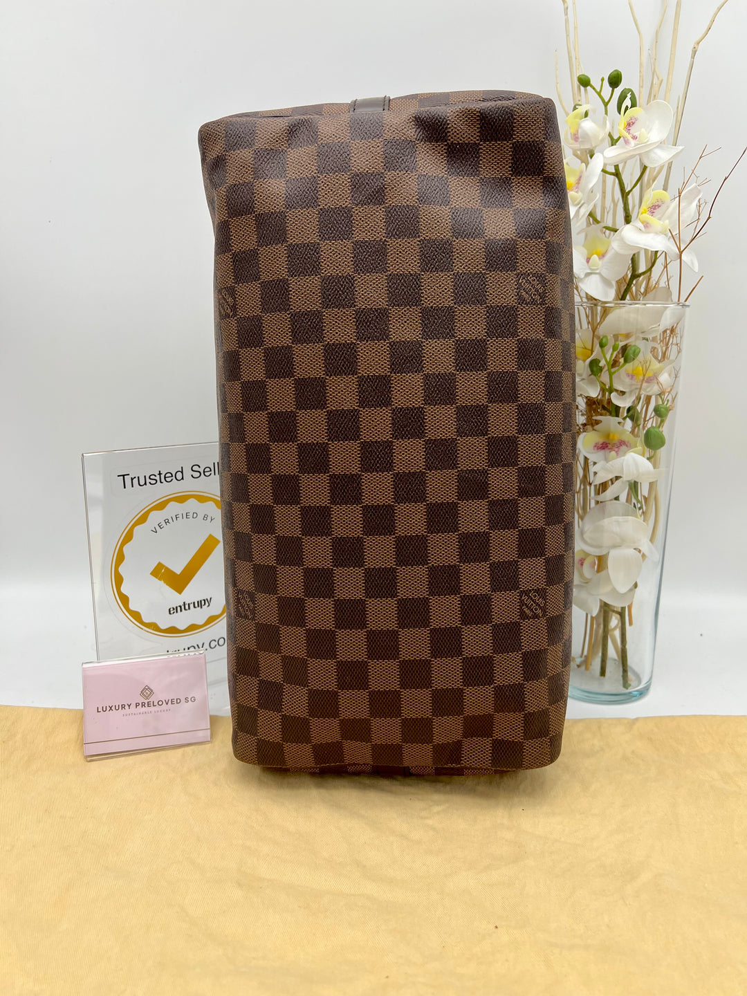 LOUIS VUITTON BANDOULIERE 35 DAMIER EBENE