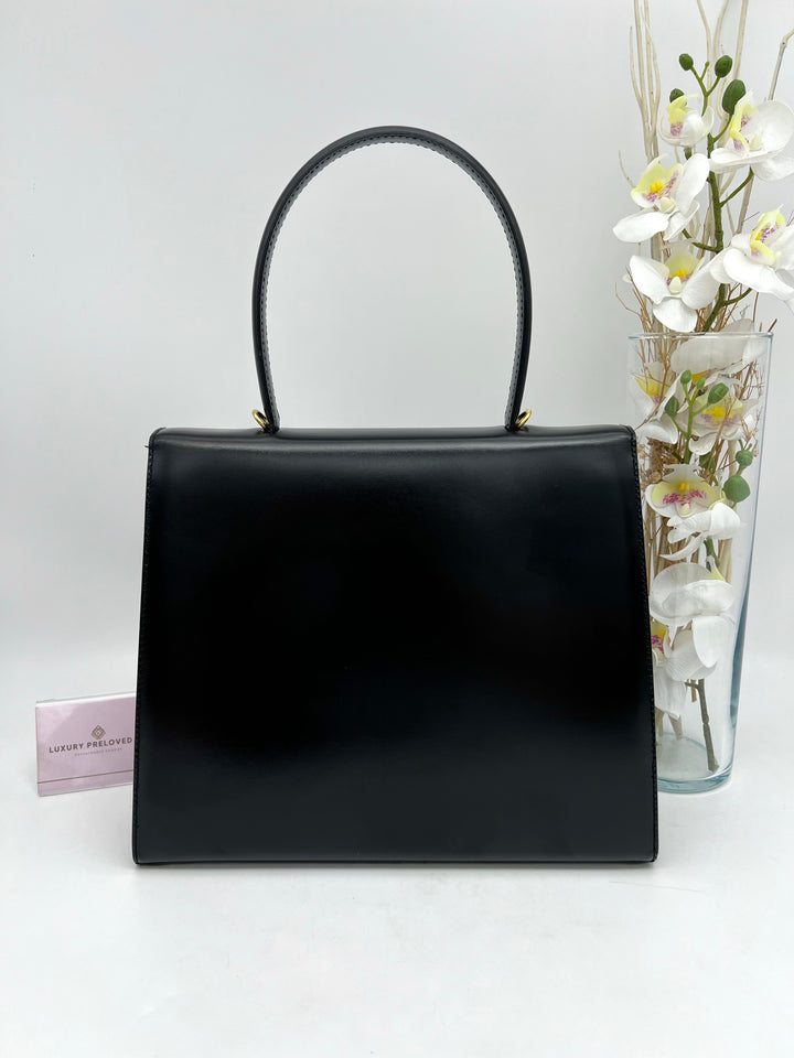 CELINE VINTAGE CALF LEATHER 2 WAY BAG
