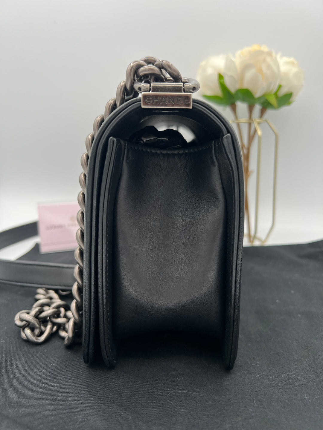 CHANEL LAMBSKIN OLD MEDIUM BOY