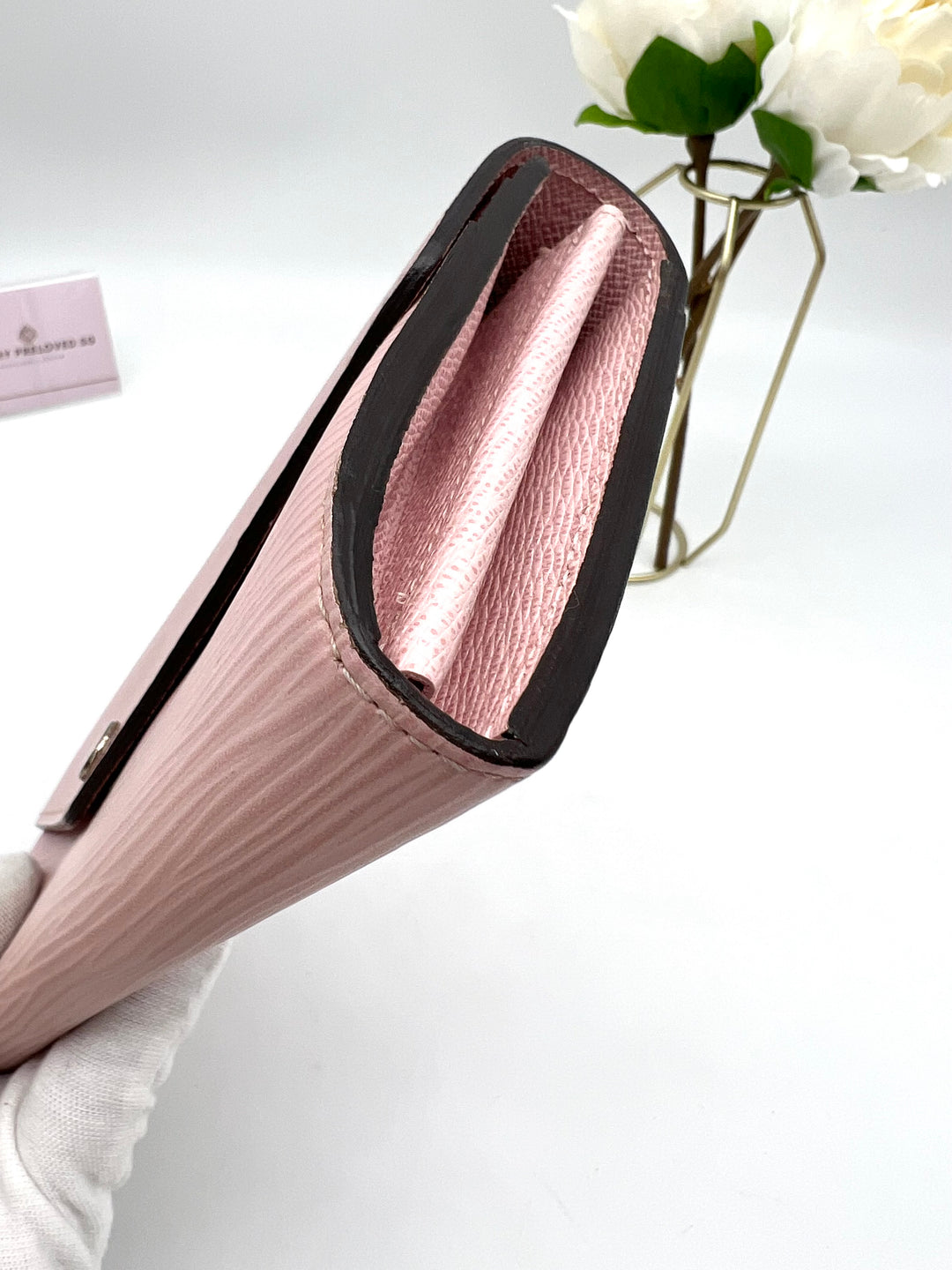 LOUIS VUITTON SARAH EPI LONG WALLET