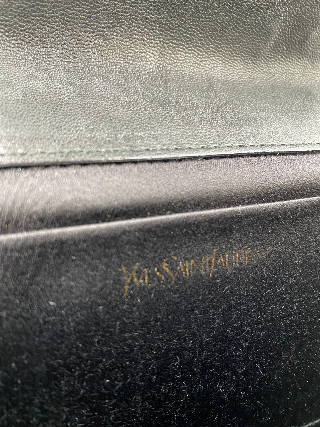 YVES SAINT LAURENT CLUTCH CALF LEATHER