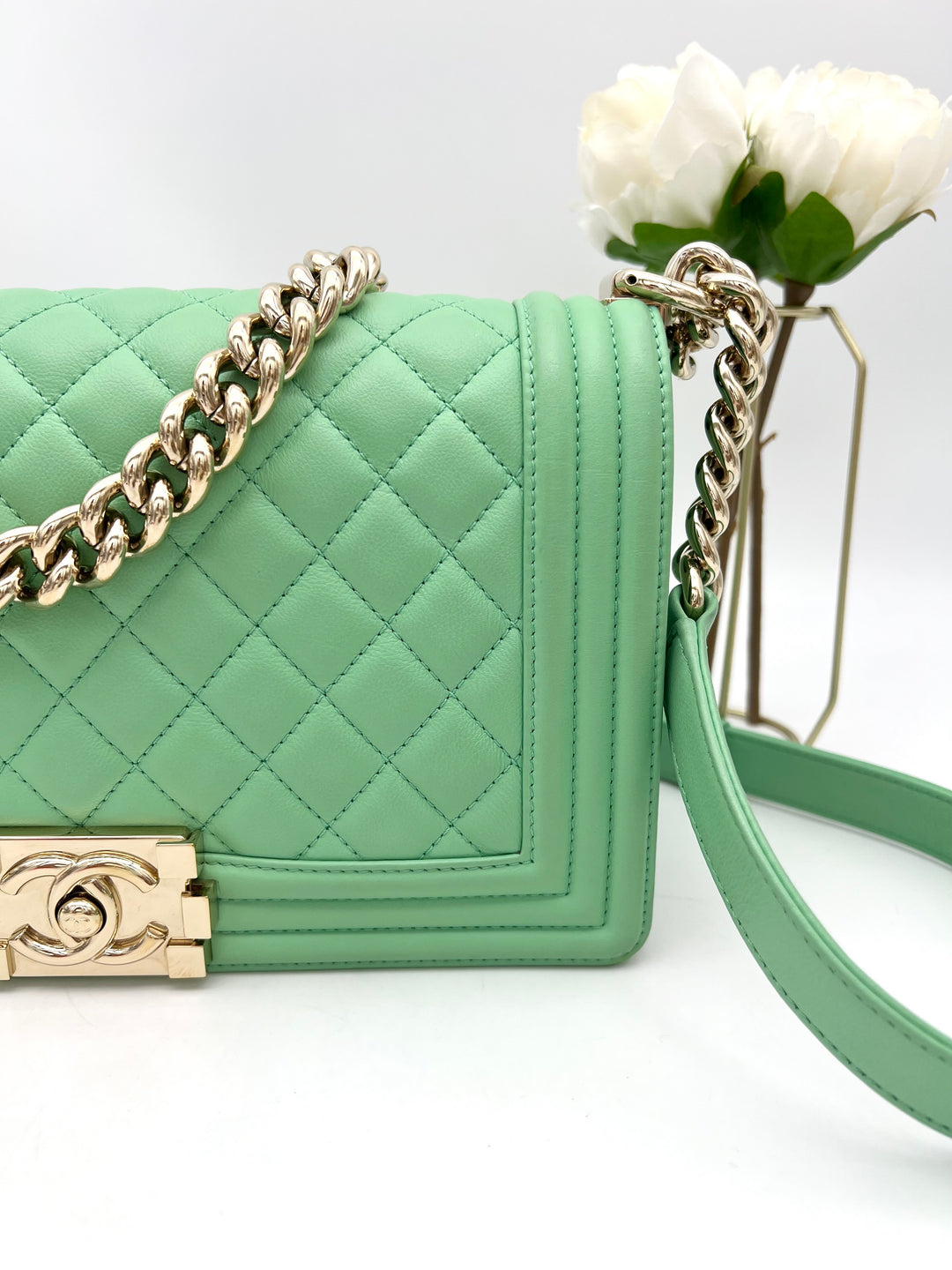 CHANEL LAMBSKIN OLD MEDIUM BOY